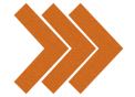 Chevron arrow right - orange